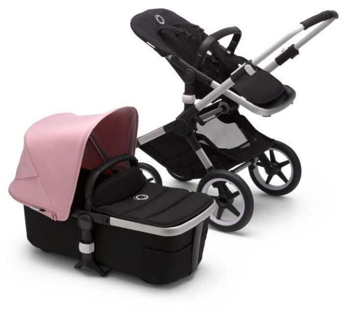 Bugaboo Fox 2 complete 2 1 alu black soft pink