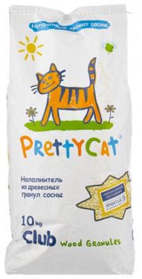 Впитывающий наполнитель PrettyCat Wood Granules 10 кг