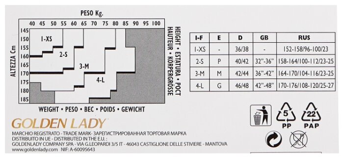 Колготки Golden Lady Microglam 100 den, размер 3-M, nero (черный) Колготки Golden Lady Microglam 100 den, размер 3-M, nero (черный)