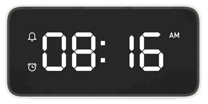 Часы настольные Xiaomi Xiao aI smart alarm clock белый