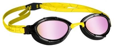 Очки для плавания MAD WAVE Triathlon Rainbow yellow/black