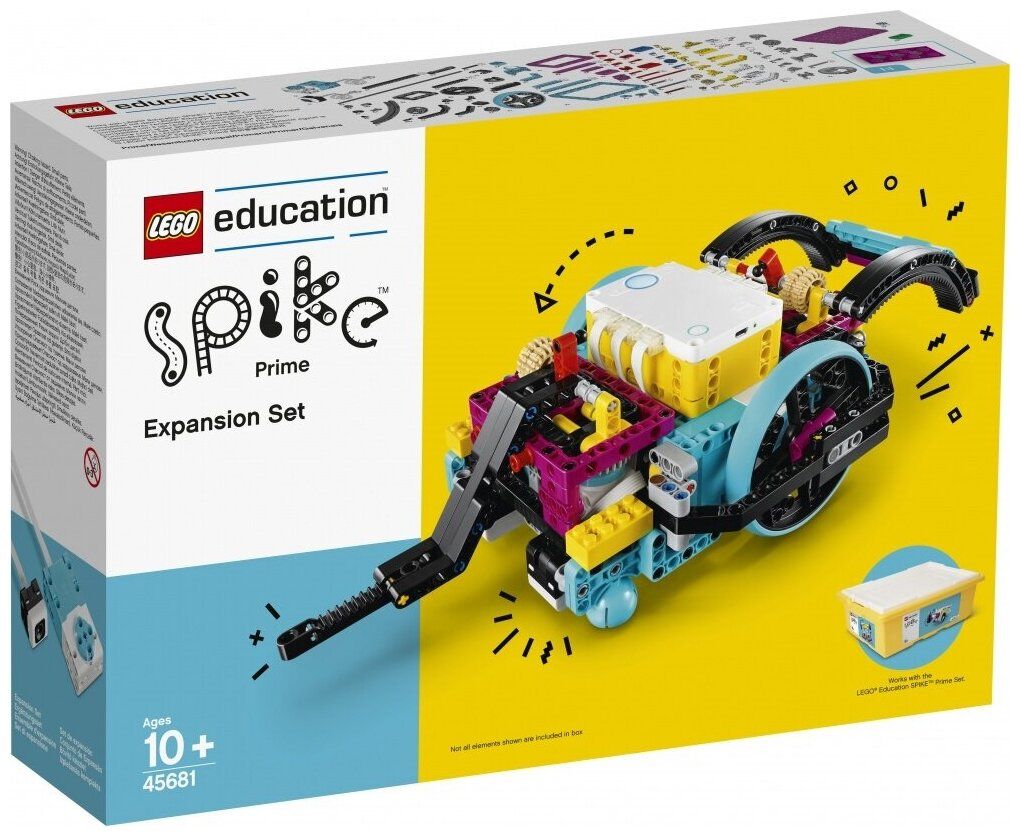 LEGO Education 45681 Расширенный дополнительный набор SPIKE Prime купить в  Москве, СПб, Новосибирске по низкой цене