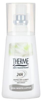 Therme антиперспирант, спрей, White Lotus, 75 мл