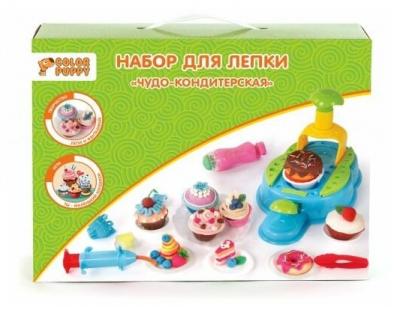 Набор для лепки "Чудо-кондитерская", аксессуары, тесто 300 грамм