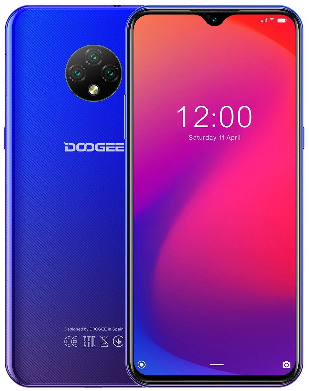 Смартфон DOOGEE X95, драгоценный синий купить в Москве, СПб, Новосибирске  по низкой цене