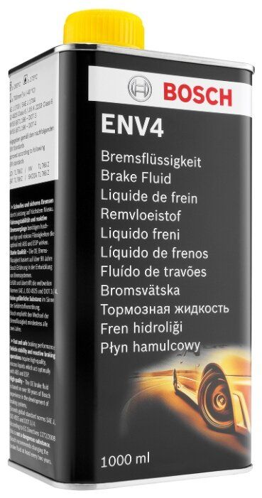 Тормозная жидкость Bosch Env4 1 л Тормозная жидкость Bosch Env4 1 л