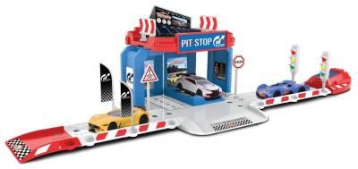 Majorette Игровой набор Vision Gran Turismo Pit Stop парковка, сервис 2050002
