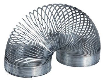 Слинки Slinky Великан серебристый