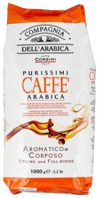 Кофе в зернах Compagnia Dell` Arabica Brasil Santos, арабика, 1000 г