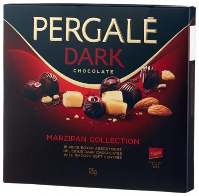 Набор конфет Pergale Dark Chocolate Марципановая коллекция 125 г красный