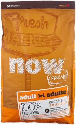 Сухой корм для собак NOW FRESH беззерновой, индейка, лосось, утка 11.3 кг