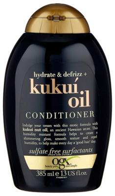 OGX кондиционер Hydrate & Defrizz+ Kukui Oil, 385 мл
