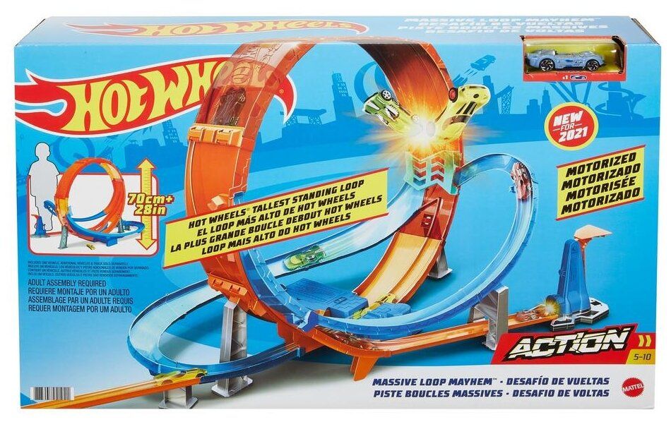 Large hot wheels track online