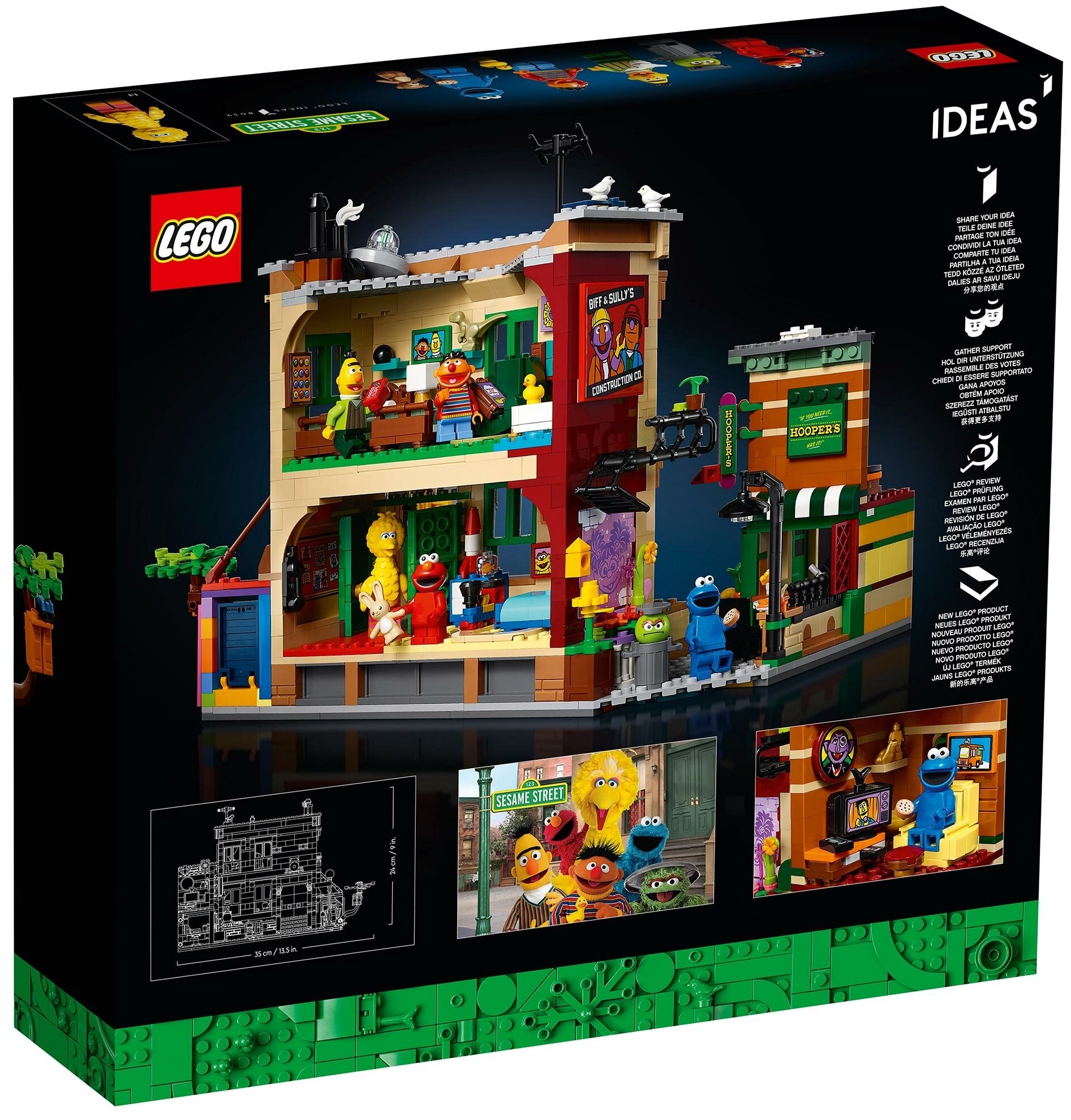 Конструктор LEGO Ideas 21324 Улица Сезам, 123 купить в Москве, СПб,  Новосибирске по низкой цене