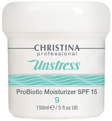 Christina Unstress Probiotic Moisturizer SPF 15 Увлажняющий крем для лица с пробиотическим действием SPF 15 (Шаг 9), 150 мл