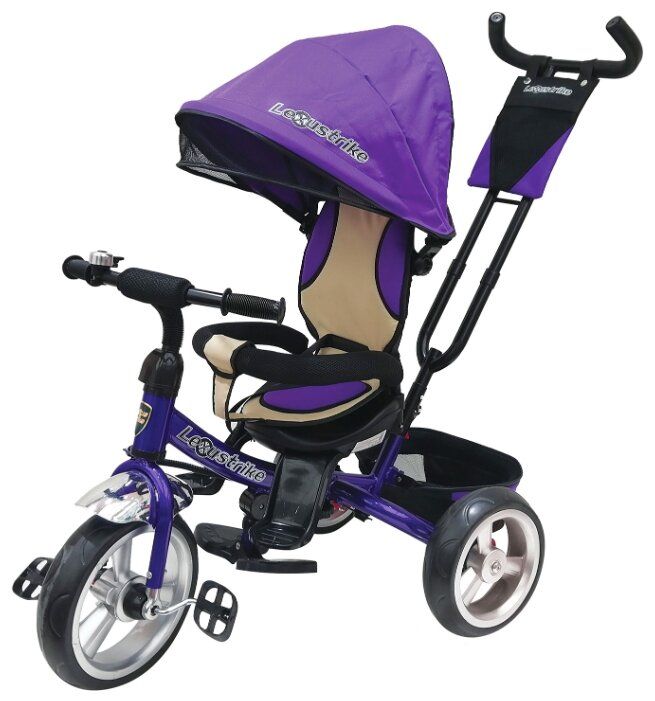 Трехколесный велосипед Shantou City Daxiang Plastic Toys Lexus Trike 402-1210 EVA фиолетовый Трехколесный велосипед Shantou City Daxiang Plastic Toys Lexus Trike 402-1210 EVA фиолетовый