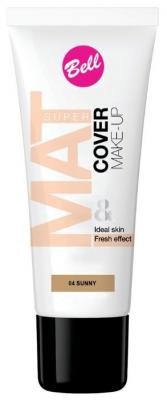 Bell Тональный флюид Super Mat Cower Make-up Foundation, 30 мл, оттенок: 04 sunny