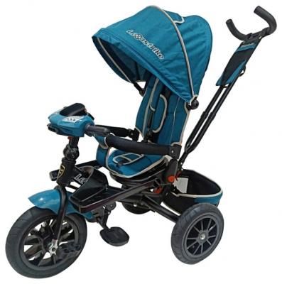 Трехколесный велосипед Shantou City Daxiang Plastic Toys Lexus Trike T400M2-N1210P-TXT бирюзовый