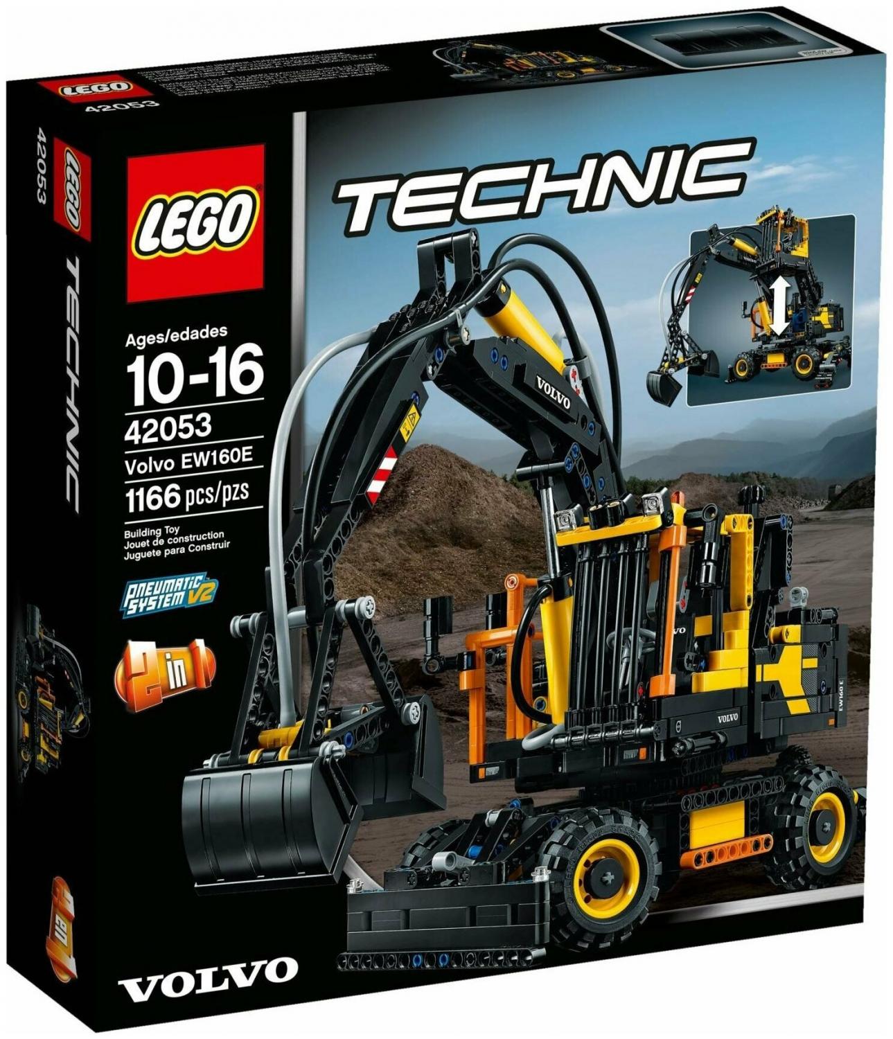 Конструктор LEGO Technic 42053 Экскаватор Volvo EW 160E купить в Москве,  СПб, Новосибирске по низкой цене