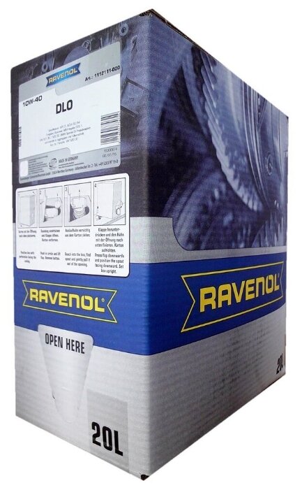 Моторное масло Ravenol DLO SAE 10W-40 20 л