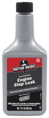 Универсальный герметик для ремонта автомобиля GUNK Motor Medic Engine Oil Stop M2112, 354 мл бесцветный