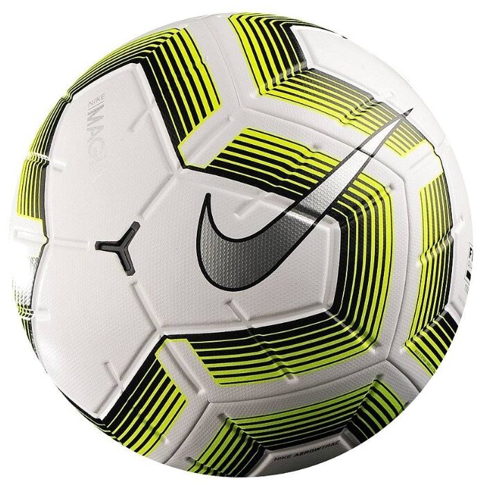 Футбольный мяч NIKE Team Magia II FIFA SC3536 белый/черный/салатовый 5