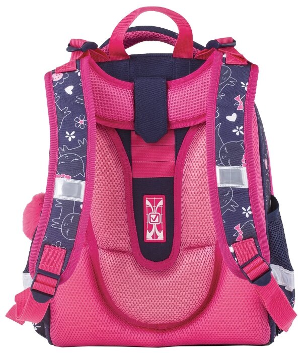 BRAUBERG Ранец Premium Kitten&amp;sneakers (228784), розовый/фиолетовый