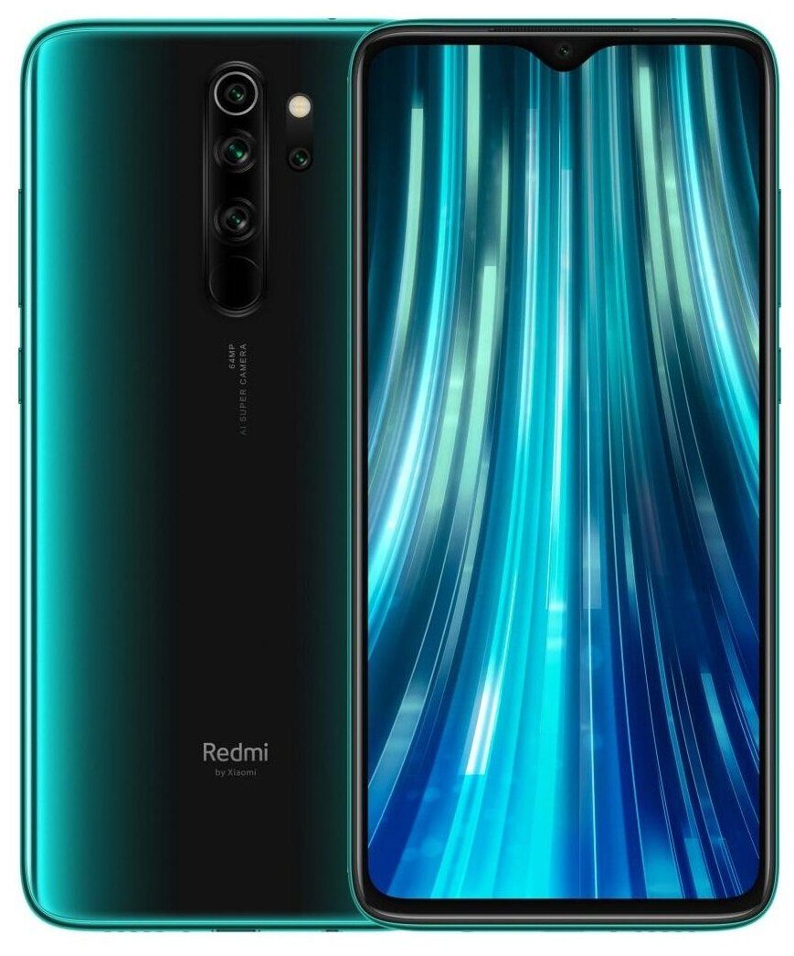 Характеристики Смартфон Xiaomi Redmi Note 8 Pro 6/64GB Global, хвойный  зеленый - Интернет-магазин WADOO.RU