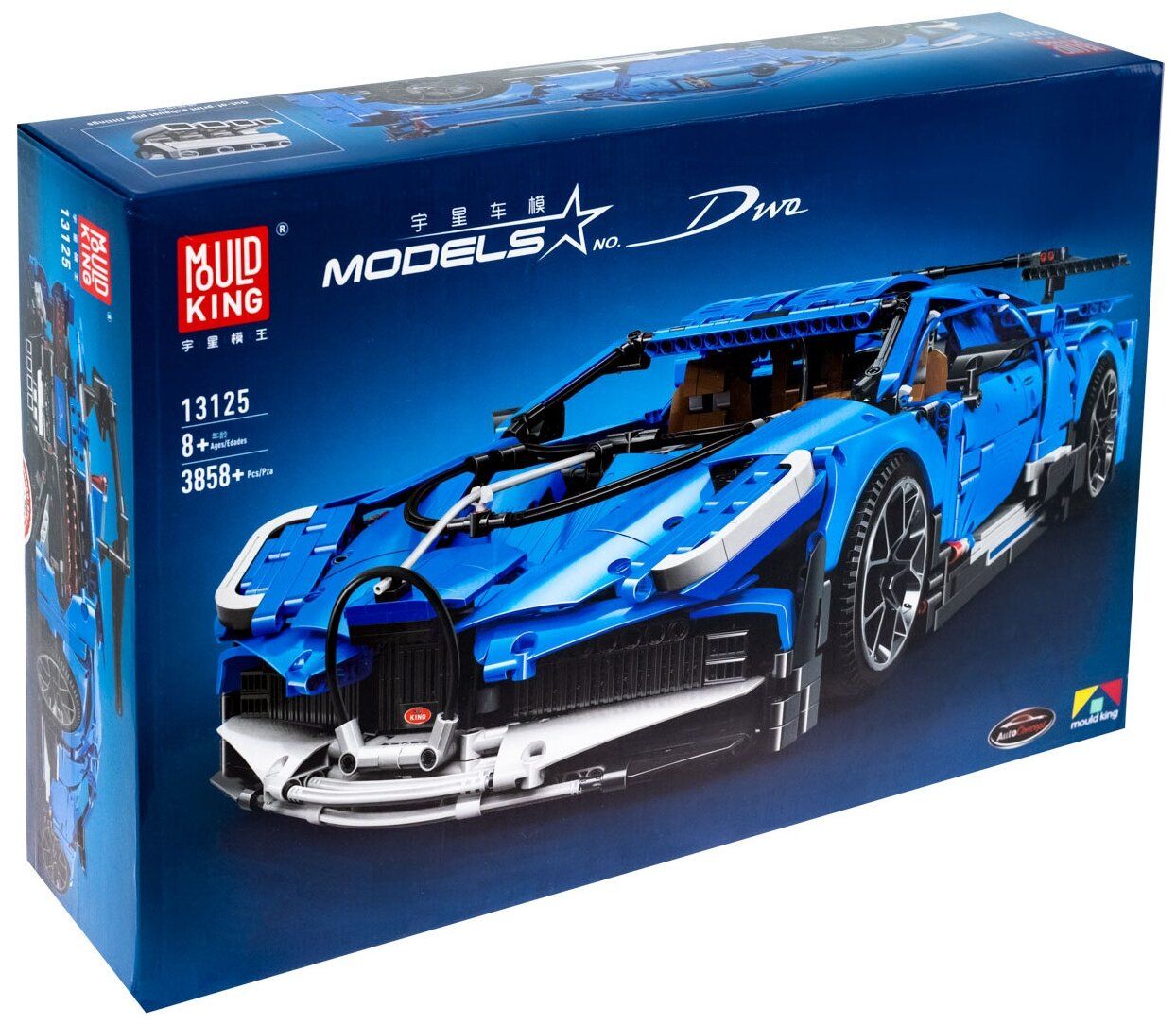 Конструктор Mould King Models 13125 Bugatti Divo купить в Москве, СПб,  Новосибирске по низкой цене