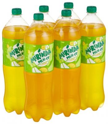 Газированный напиток Mirinda Mix-It ананас-груша, 1.5 л, 6 шт.