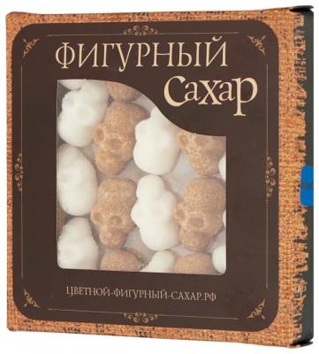 Сахар New SUGAR shop фигурный Sugar BOX Черепа сахарные тростниковые и белые 0.195 кг