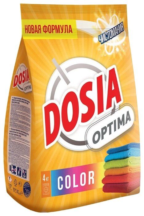 Стиральный порошок Dosia Optima Color 4 кг пластиковый пакет Стиральный порошок Dosia Optima Color 4 кг пластиковый пакет в Москве, СПб, Новосибирске