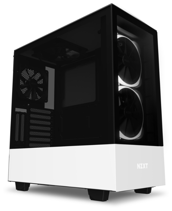 Компьютерный корпус NZXT H510 Elite White/black