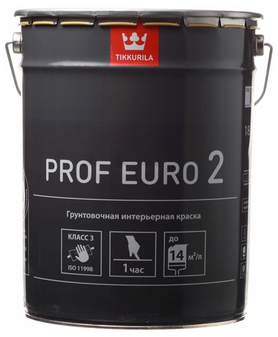 Краска евро. Tikkurila Prof Euro 2 2.7л. Краска Tikkurila Prof Euro 7. Краска Tikkurila Prof Euro 7, матовая. Prof Euro 7 18л.