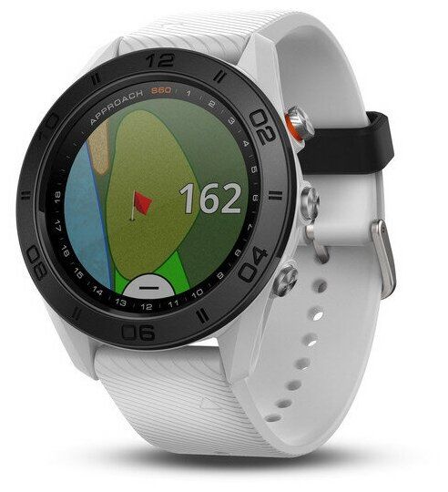 Garmin Approach S60 Golf Watch White with White Band 010 01702 01 WADOO.RU