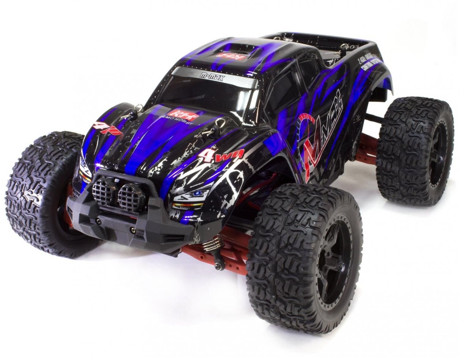 Радиоуправляемый монстр Remo Hobby MMAX UPGRADE 4WD 2.4G 1:10 RTR  RH1031UPG-BLUE купить в Москве, СПб, Новосибирске по низкой цене