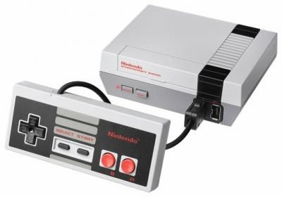 Игровая приставка Nintendo Classic Mini: NES, серый