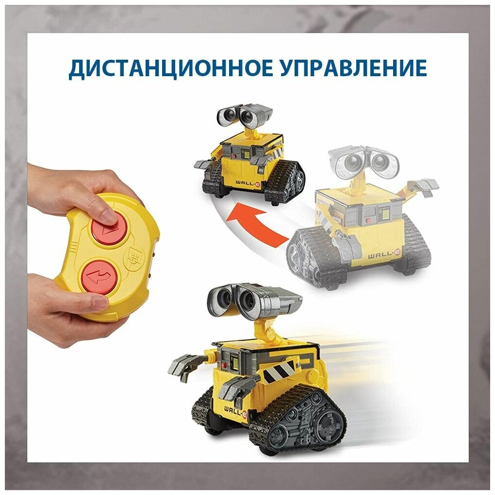 Робот-игрушка Wall-e (Валли) с дистанционным управлением со световыми и  звуковыми эффектами Disney Pixar купить в Москве, СПб, Новосибирске по  низкой цене