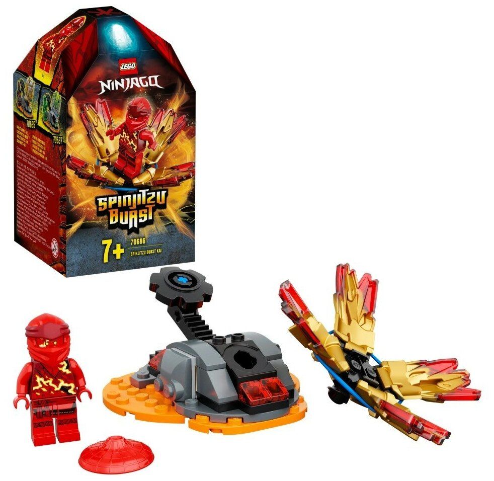 Конструктор LEGO Ninjago 70686 Шквал Кружитцу — Кай купить в Москве, СПб,  Новосибирске по низкой цене