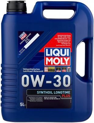 Синтетическое моторное масло LIQUI MOLY Synthoil Longtime Plus 0W-30, 5 л