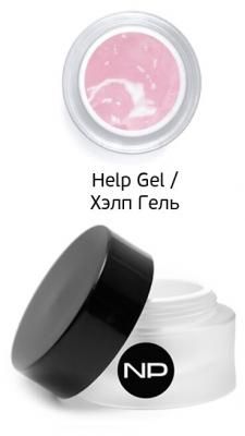 Гель-желе Nano Professional Help Gel вспомогательный конструирующий, 15 мл прозрачный