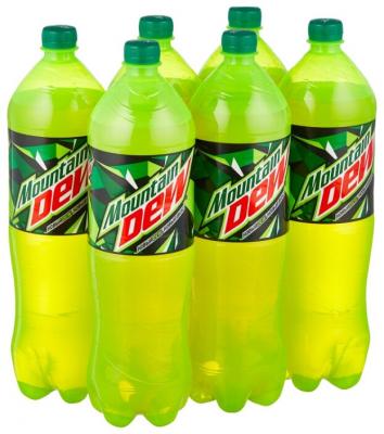 Газированный напиток Mountain Dew Цитрус, 1.5 л, 6 шт.