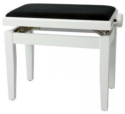 Банкетка Gewa Piano Bench Deluxe White Highgloss