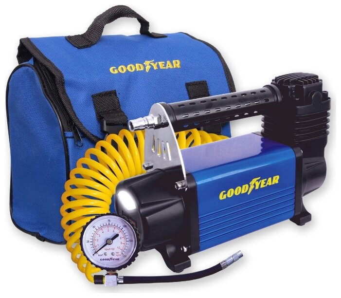Автомобильный компрессор GOODYEAR GY-50L LED черный/синий