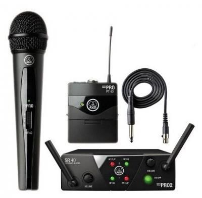 AKG WMS40 Mini2 Mix Set BD US45A/C (660.700 &amp; 662.300)