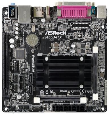 Материнская плата ASRock J3455B-ITX купить в Москве, СПб, Новосибирске по низкой цене