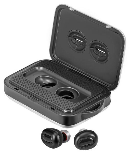 Беспроводные наушники Promate PowerBeat silver Беспроводные наушники Promate PowerBeat silver