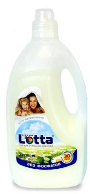 Гель Lotta White Белые облака, 2 л, бутылка