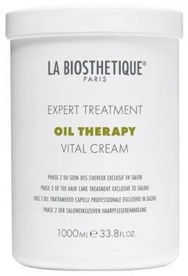 La Biosthetique Oil Therapy Маска для интенсивного восстановления поврежденных волос фаза 2 Vital Cream, 1000 мл