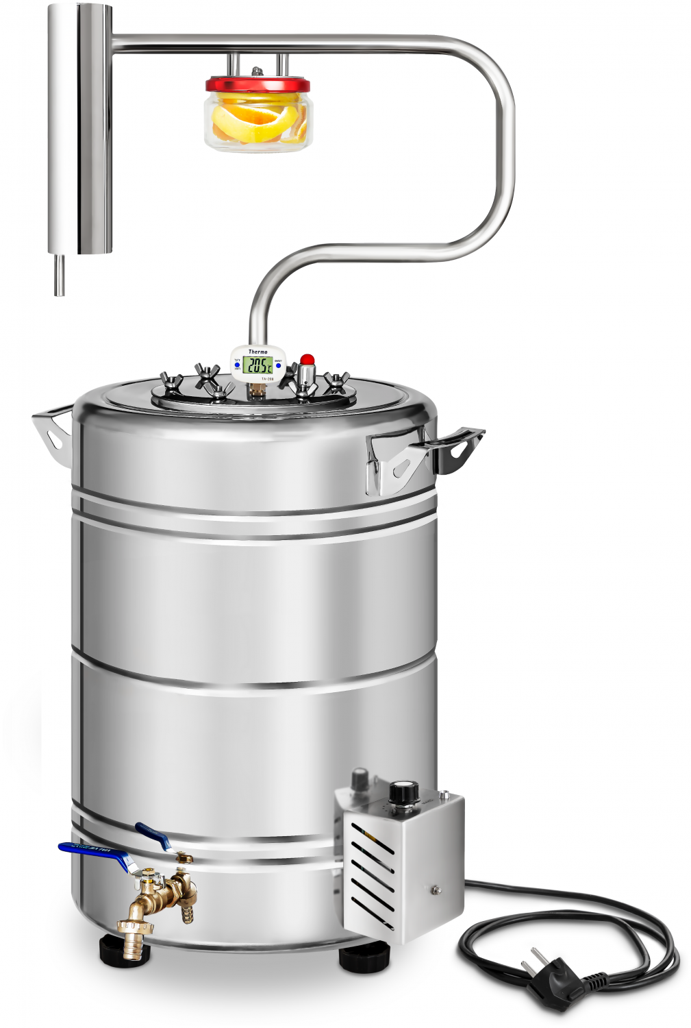 Самогонный аппарат дистиллятор Феникс Шахтёр 30 литров с встроенным ТЭН  купить в Москве, СПб, Новосибирске по низкой цене